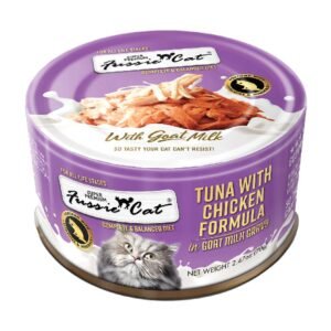 Fussie Cat Super Premium Tuna w/ Chicken Formula in Goat Milk Canned Cat Food