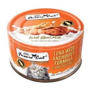 Fussie Cat Super Premium Tuna w/ Anchovies Formula in Goat Milk Canned Cat Food