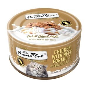 Fussie Cat Super Premium Chicken w/ Beef Formula in Goat Milk Canned Cat Food