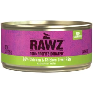 RAWZ 96% Chicken & Chicken Liver Pâté Canned Cat Food