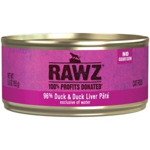 RAWZ 96% Duck & Duck Liver Pâté Canned Cat Food