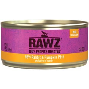 RAWZ 96% Rabbit & Pumpkin Pâté Canned Cat Food