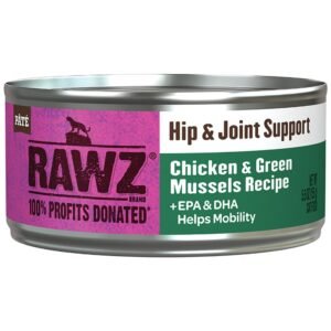 RAWZ Hip & Joint Support Chicken & Green Mussels Recipe Canned Cat Food