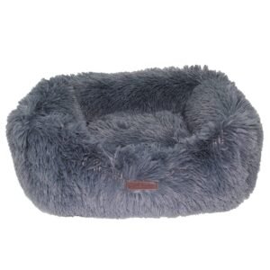 Pure Comfort Dark Gray Cozy Cuddler Pet Bed