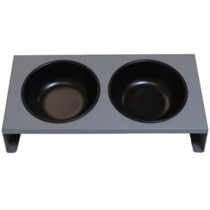 Fog City Pet Metal Double Diner Cat Bowl