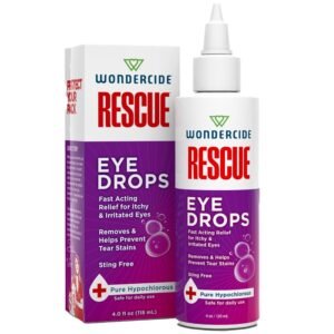Wondercide Rescue Eye Drops w/ Pure Hypochlorous for Dogs & Cats