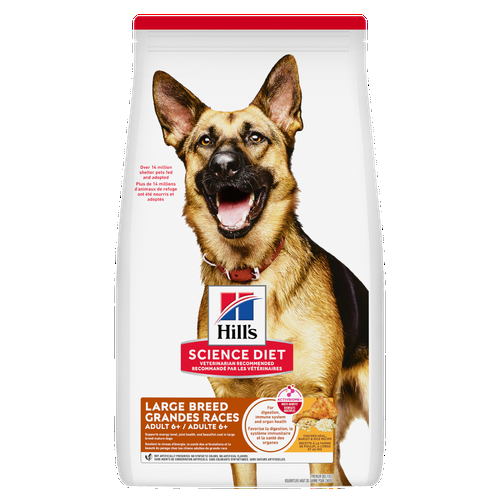 Adult 6+ Large Breed Chicken Meal, Barley & Rice Recipe Dog Food