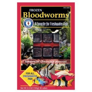 San Francisco Bay Frozen Bloodworms Fish Food - 3.5 oz