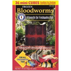 San Francisco Bay Frozen Bloodworms Cubes Fish Food