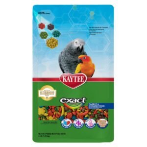 Kaytee Exact Rainbow Parrot & Conure, Premium Extruded Food - 4-Lb