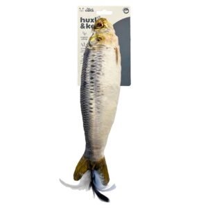 Huxley & Kent Sardine Kicker Plush Catnip Cat Toy